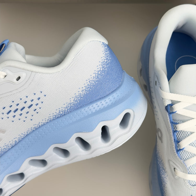 On Cloudvista 3 White & Light Blue Sneakers