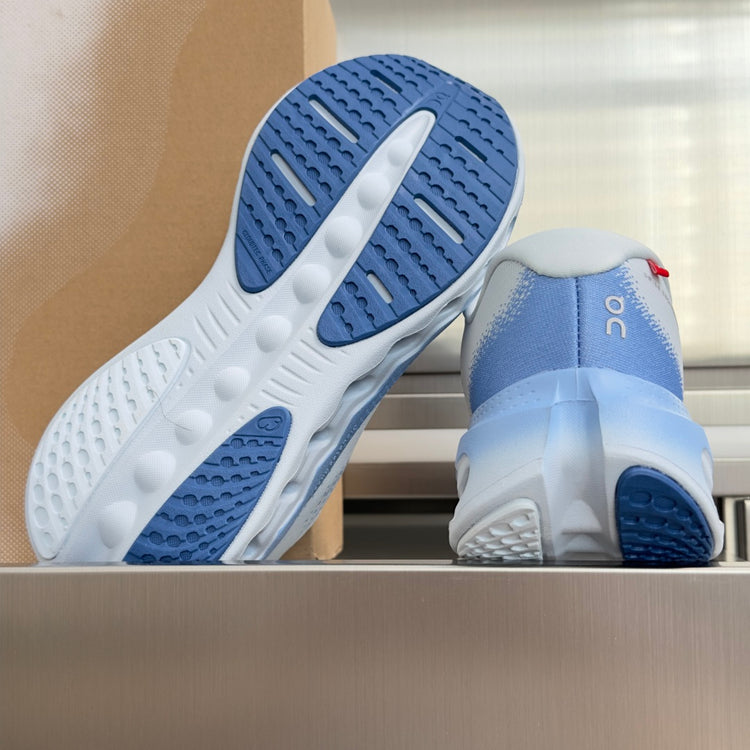On Cloudvista 3 White & Light Blue Sneakers