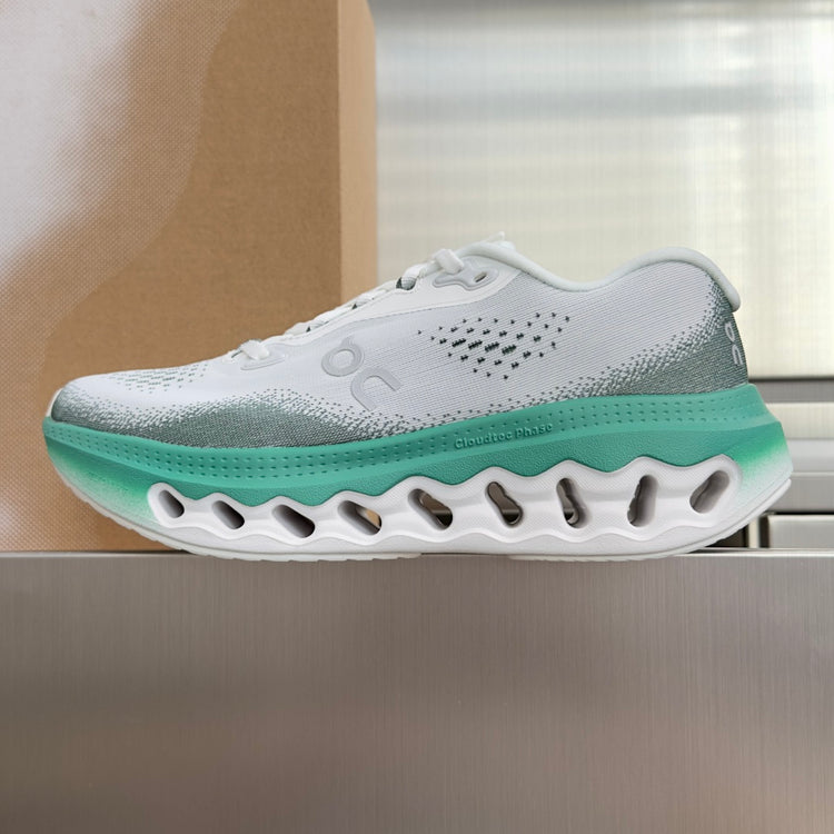 On Cloudvista 3 White & Teal Sneakers