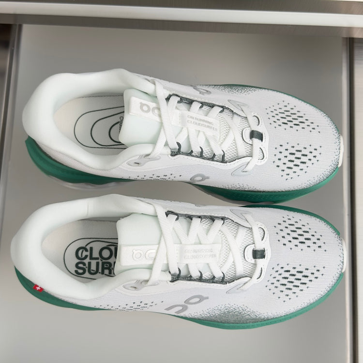 On Cloudvista 3 White & Teal Sneakers
