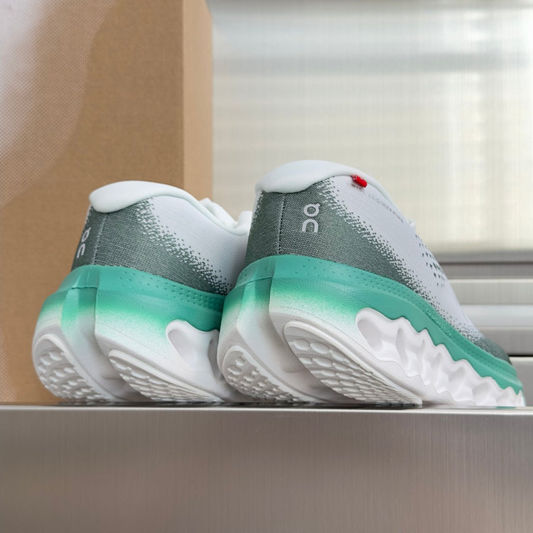 On Cloudvista 3 White & Teal Sneakers