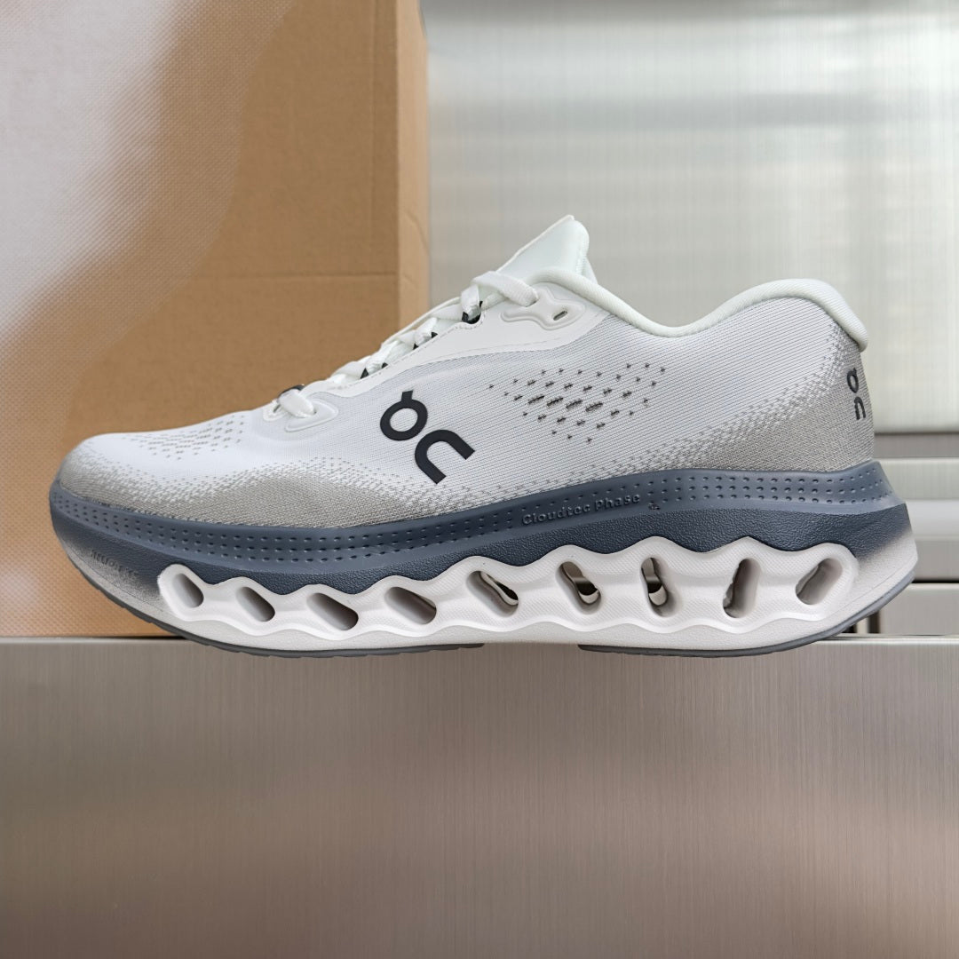 On Cloudvista 3 White & Slate Blue Sneakers
