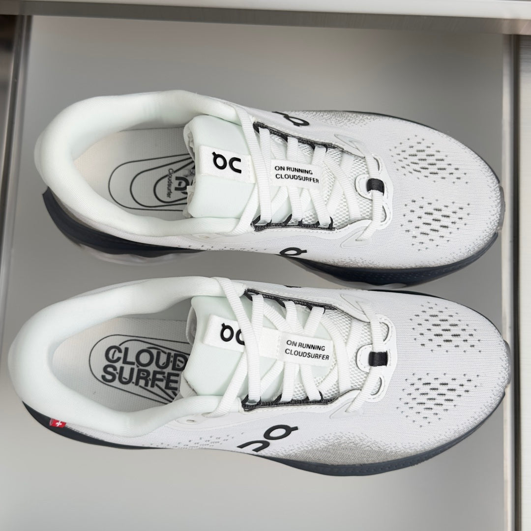 On Cloudvista 3 White & Slate Blue Sneakers