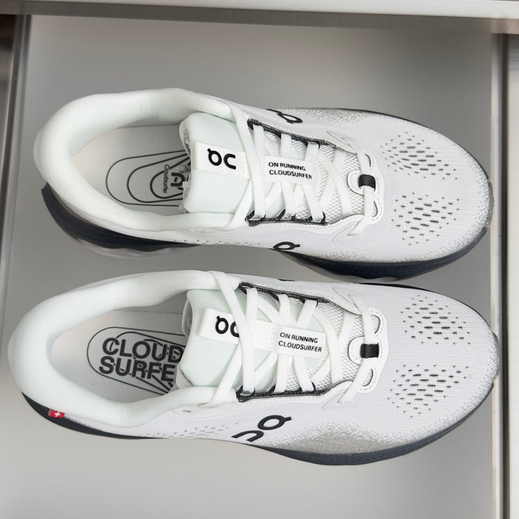 On Cloudvista 3 White & Slate Blue Sneakers