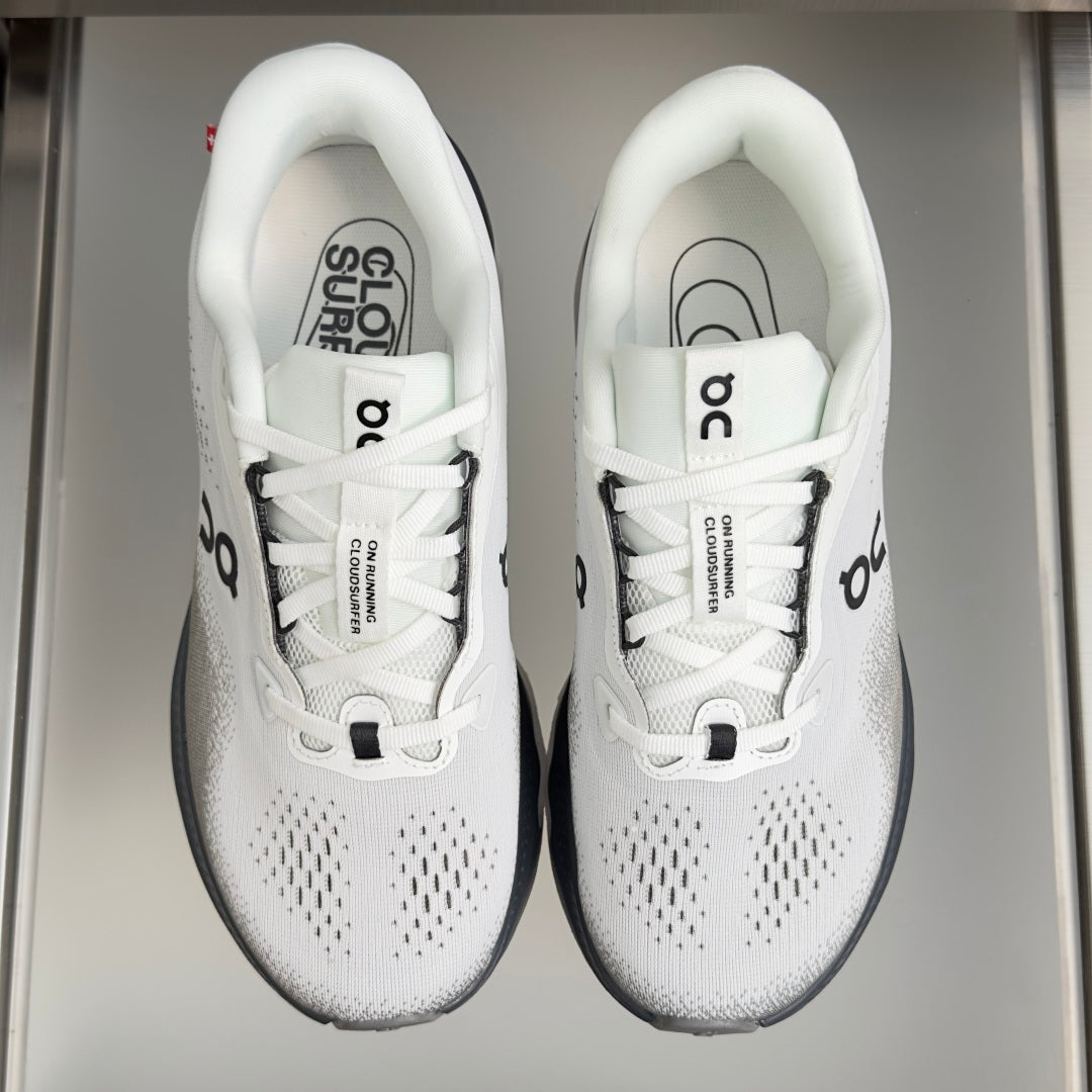 On Cloudvista 3 White & Slate Blue Sneakers