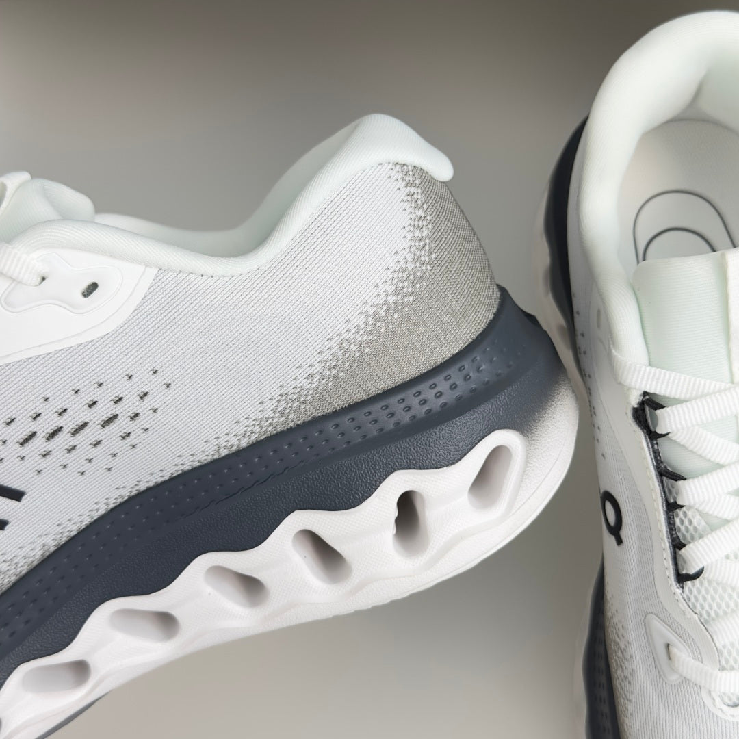 On Cloudvista 3 White & Slate Blue Sneakers