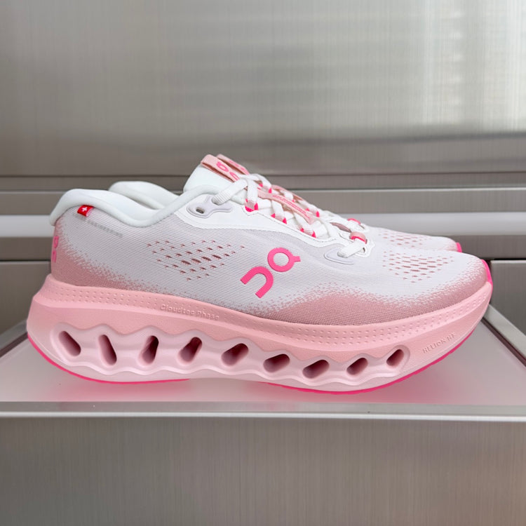 On Cloudvista 3 White & Blush Pink Sneakers