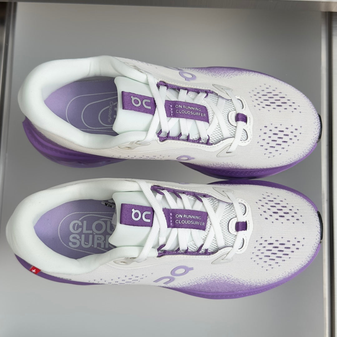 On Cloudvista 3 White & Lavender Sneakers