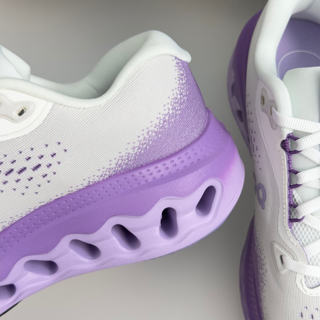 On Cloudvista 3 White & Lavender Sneakers