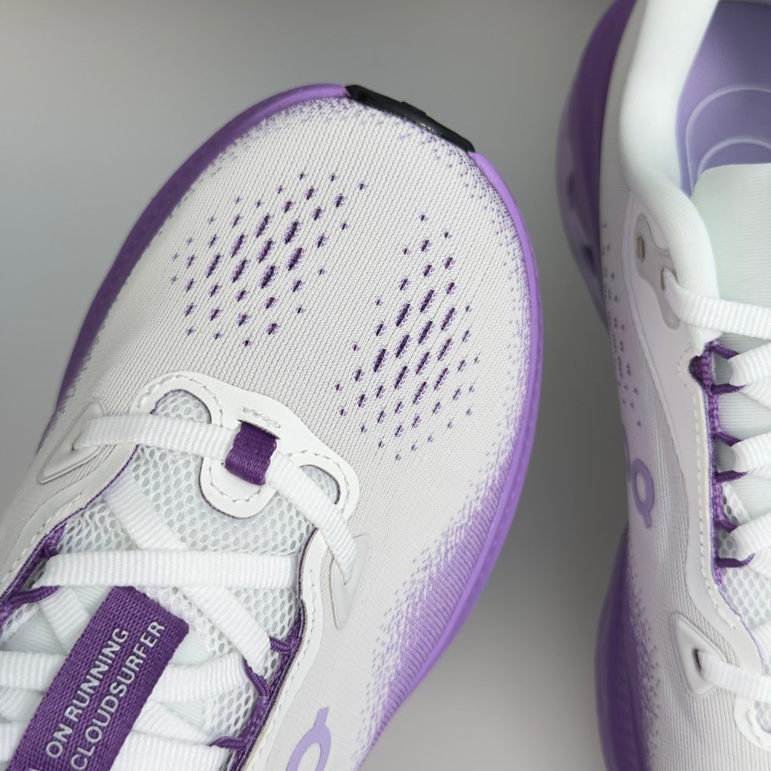 On Cloudvista 3 White & Lavender Sneakers