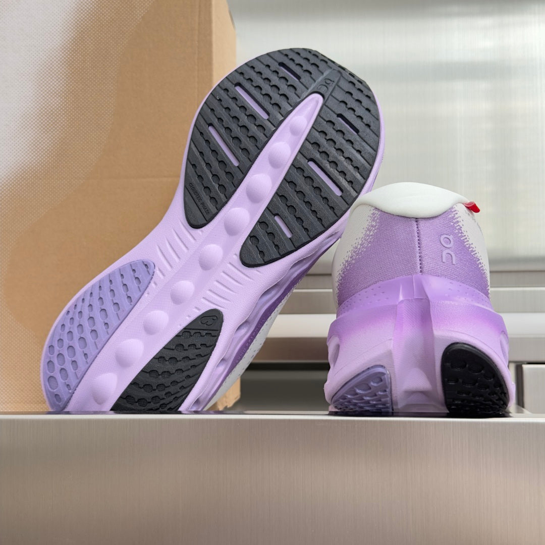 On Cloudvista 3 White & Lavender Sneakers