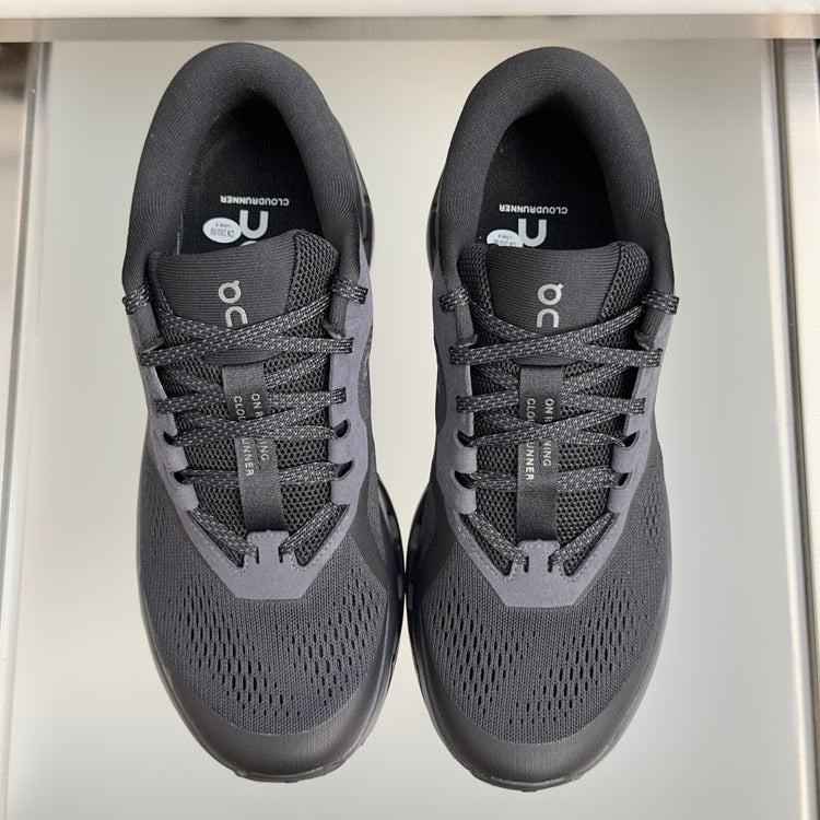On Cloudrunner 3 Black & Charcoal Sneakers