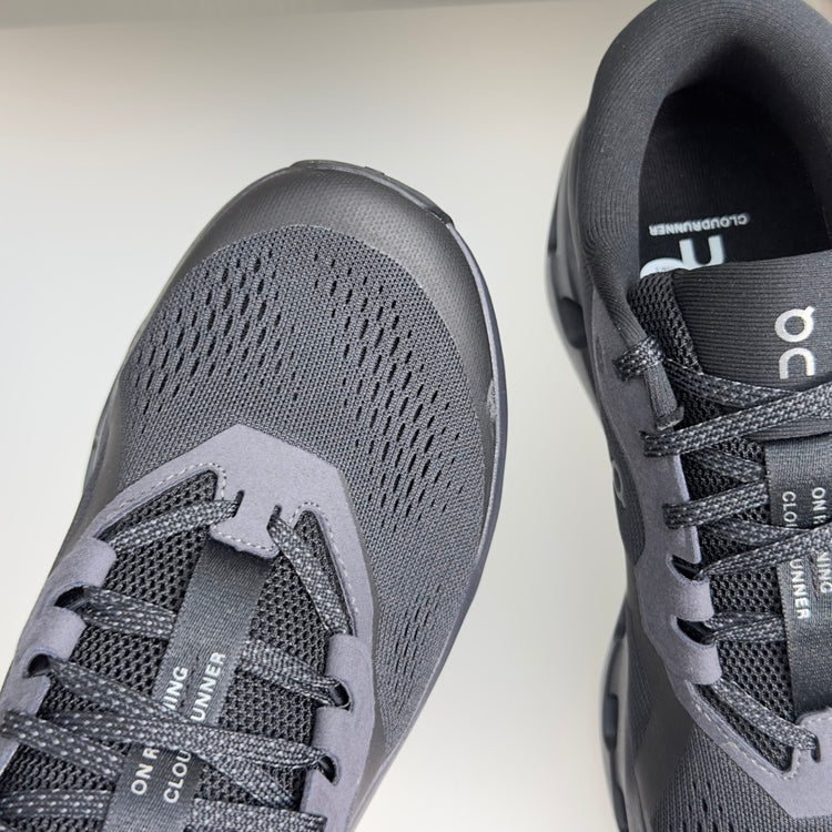 On Cloudrunner 3 Black & Charcoal Sneakers