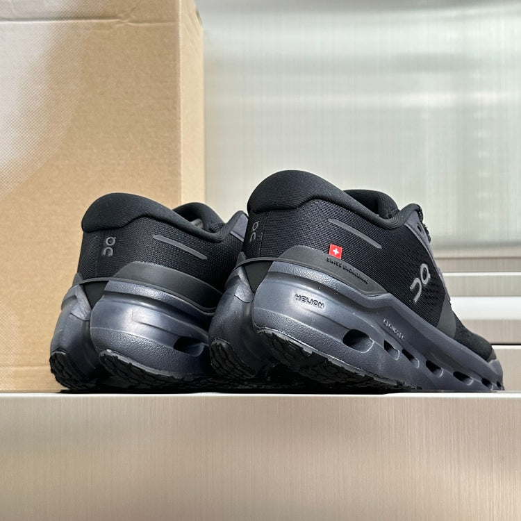 On Cloudrunner 3 Black & Charcoal Sneakers
