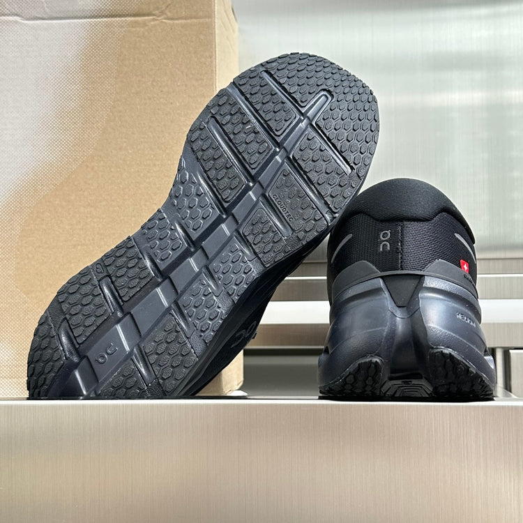 On Cloudrunner 3 Black & Charcoal Sneakers
