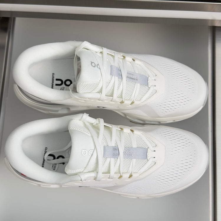 On Cloudrunner 3 White Sneakers