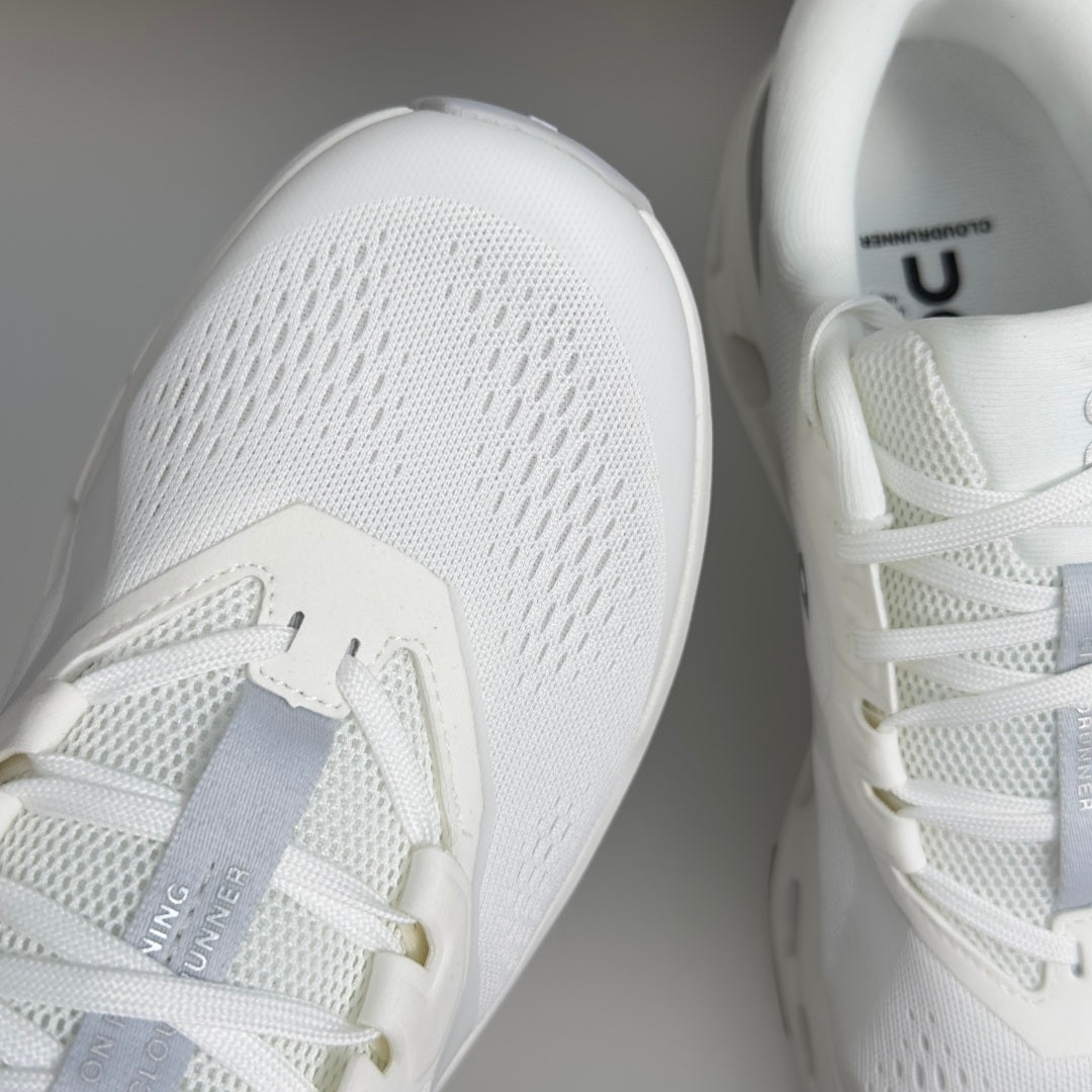 On Cloudrunner 3 White Sneakers
