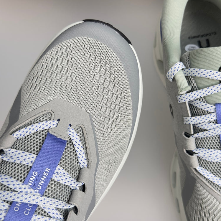 On Cloudrunner 3 Light Grey & Blue Sneakers
