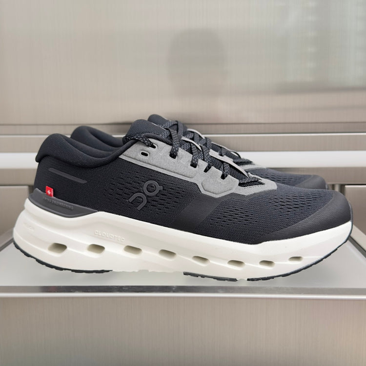 On Cloudrunner 3 Black & White Sneakers