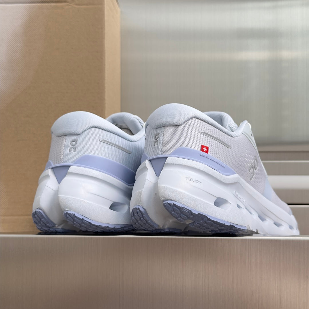 On Cloudrunner 3 White & Ice Blue Sneakers