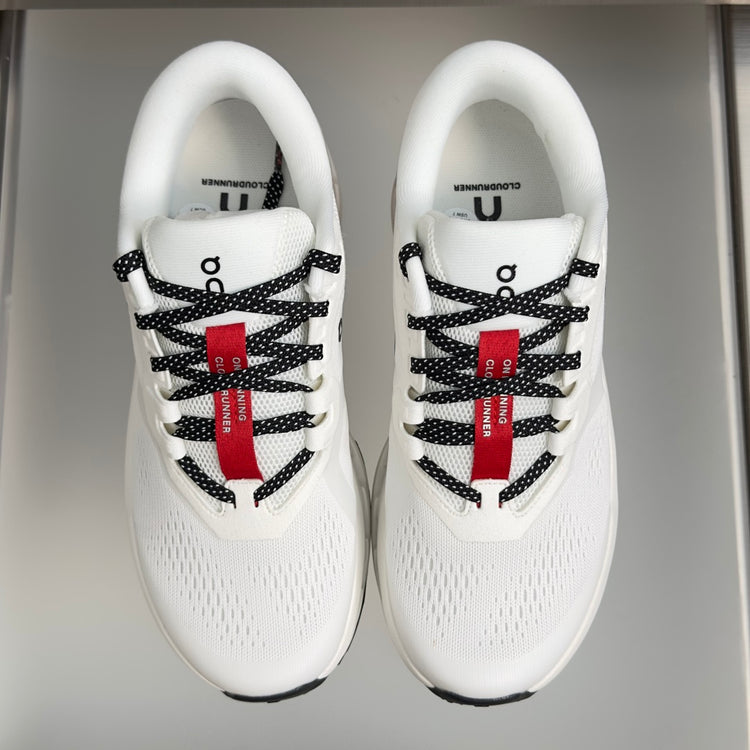 On Cloudrunner 3 White & Ice Blue Sneakers