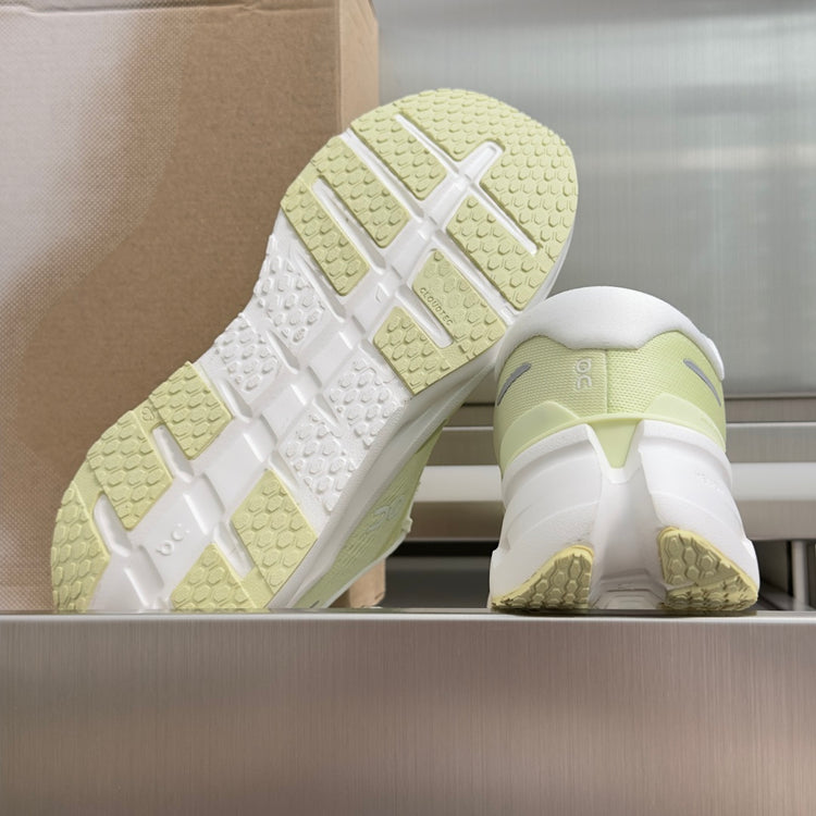 On Cloudrunner 3 Pale Lime & White Sneakers