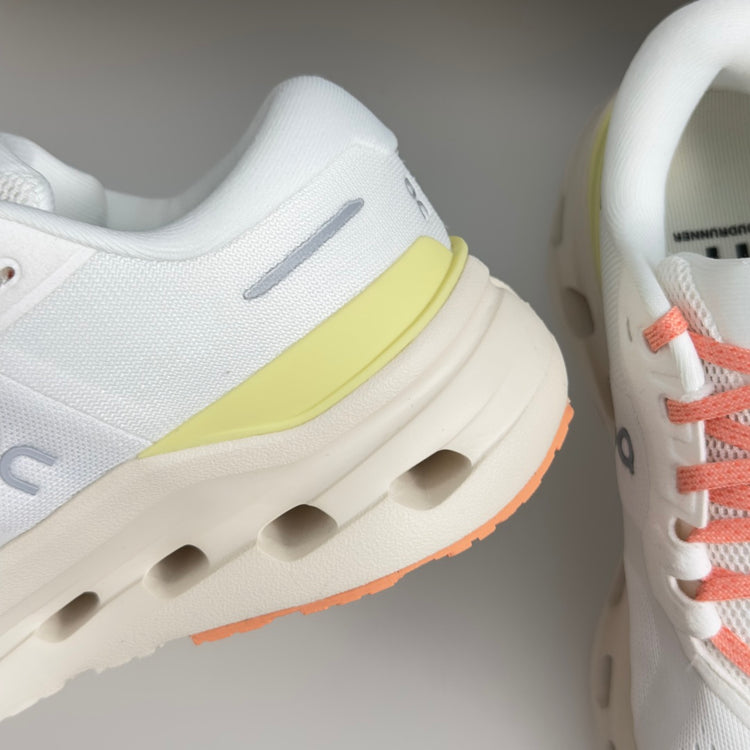 On Cloudrunner 3 White & Coral Sneakers