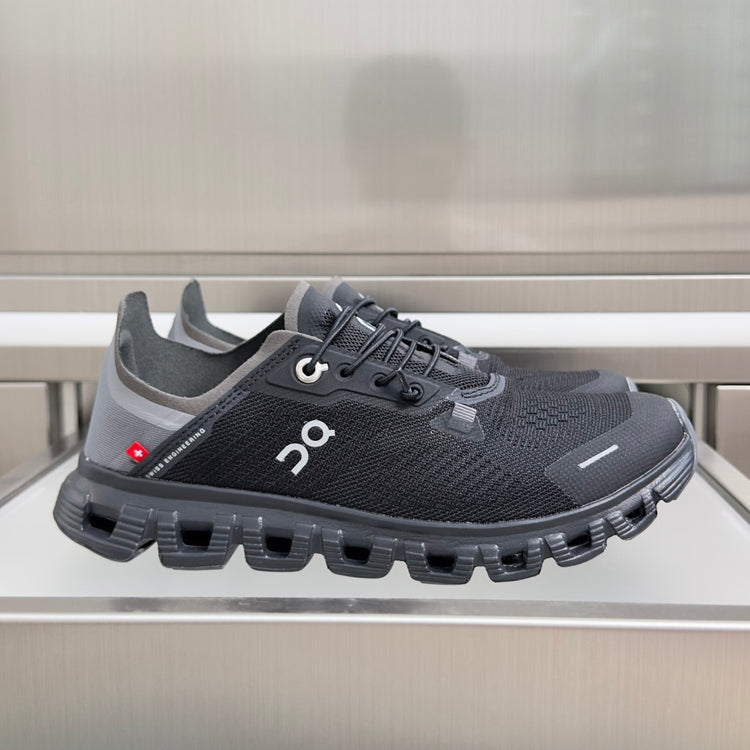 On Cloud 6 Coast Black & Grey Sneakers