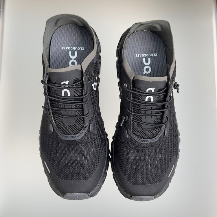 On Cloud 6 Coast Black & Grey Sneakers