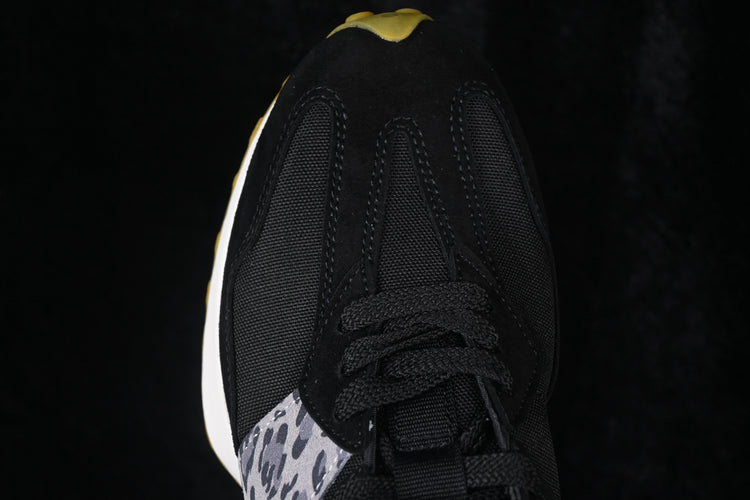 New Balance 327 Black & Patterned White Sneakers