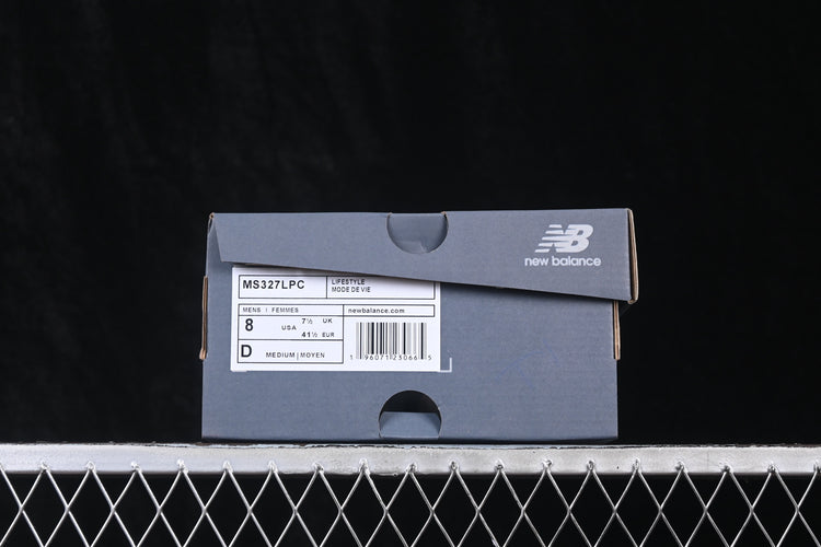 New Balance 327 Black & Patterned White Sneakers