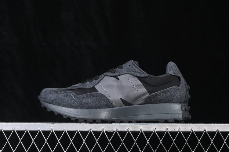 New Balance 327 Grey & Black Sneakers