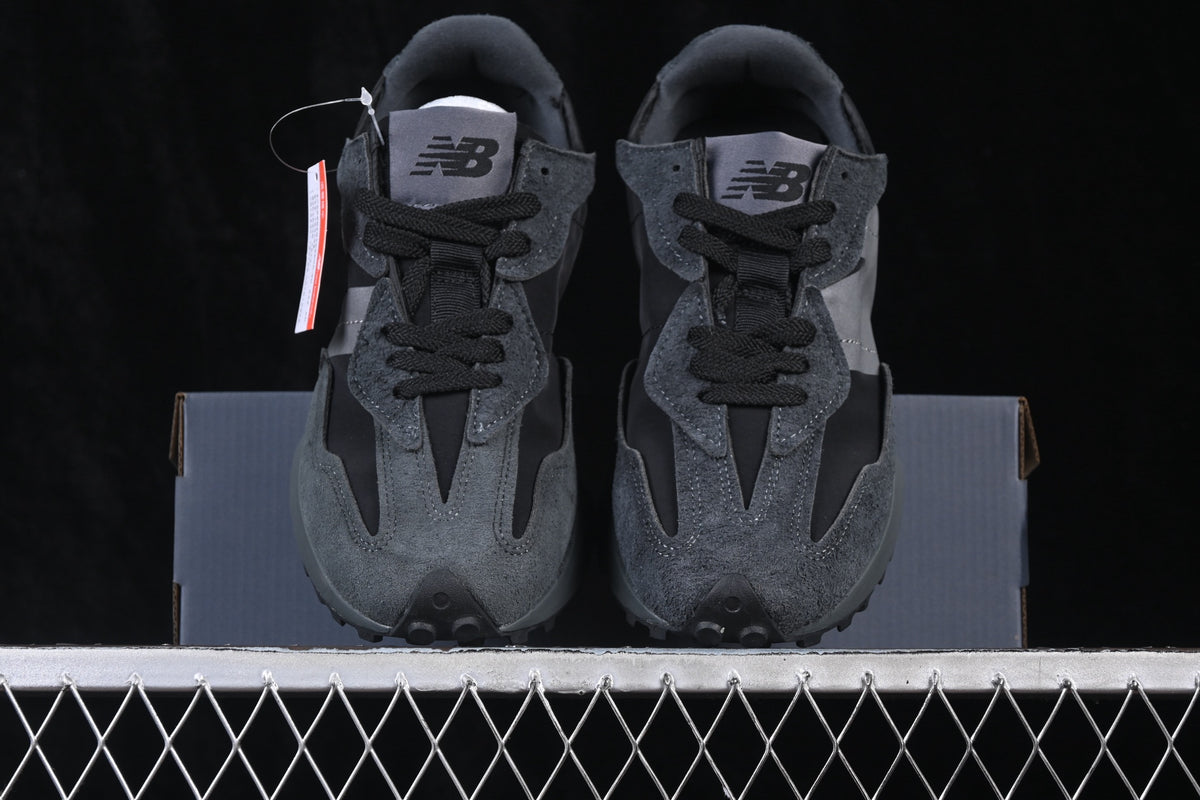 New Balance 327 Grey & Black Sneakers