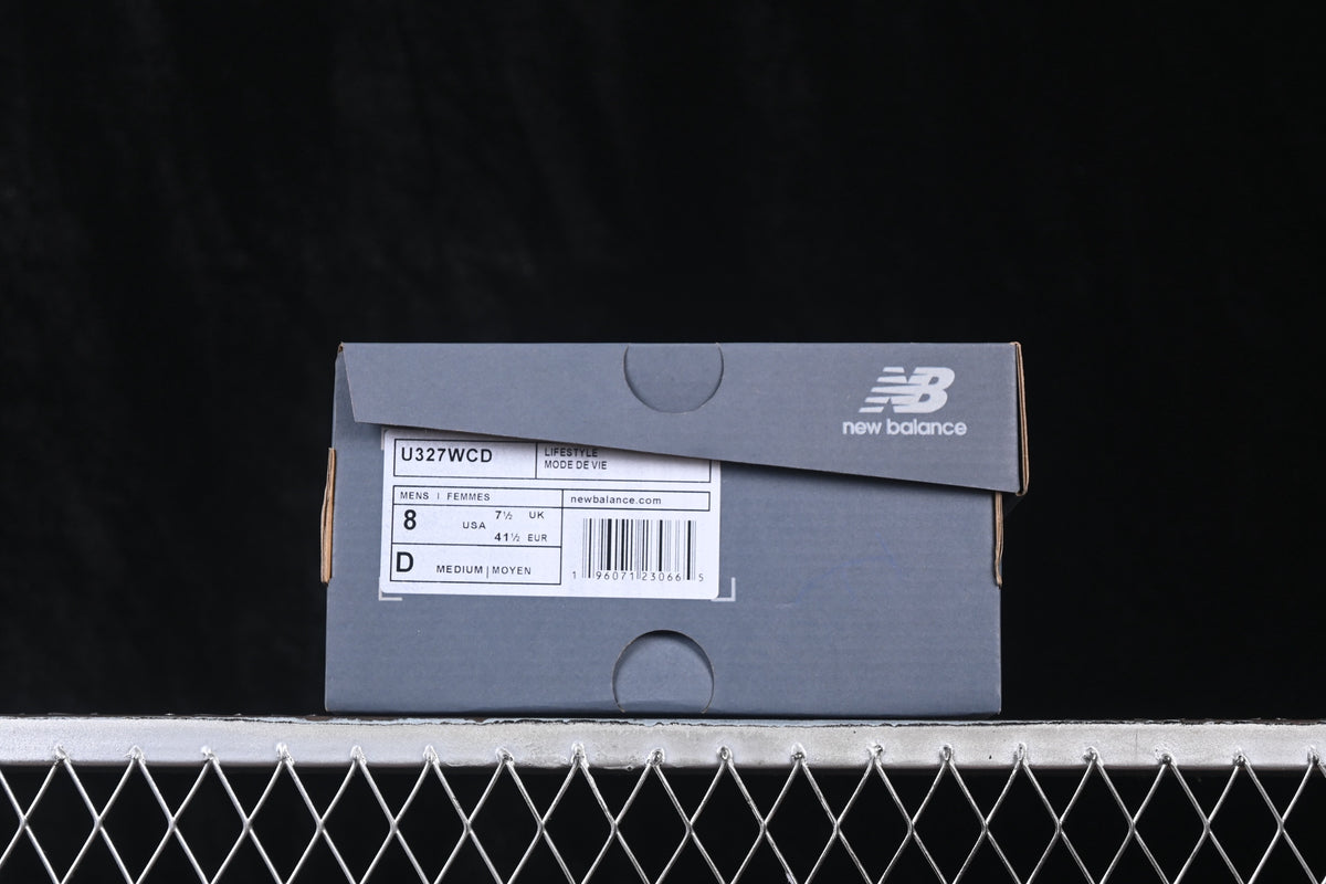 New Balance 327 Grey & Black Sneakers