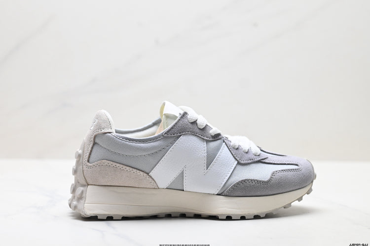 New Balance 327 Light Grey & White Sneakers
