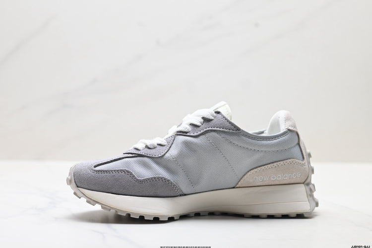 New Balance 327 Light Grey & White Sneakers