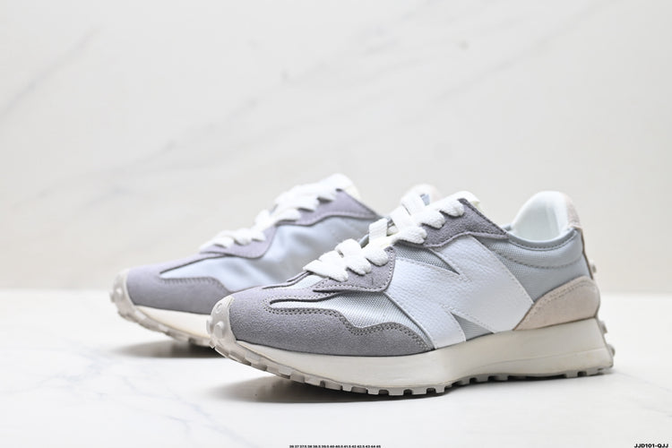 New Balance 327 Light Grey & White Sneakers