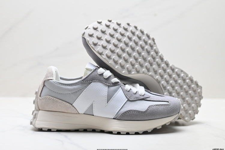 New Balance 327 Light Grey & White Sneakers