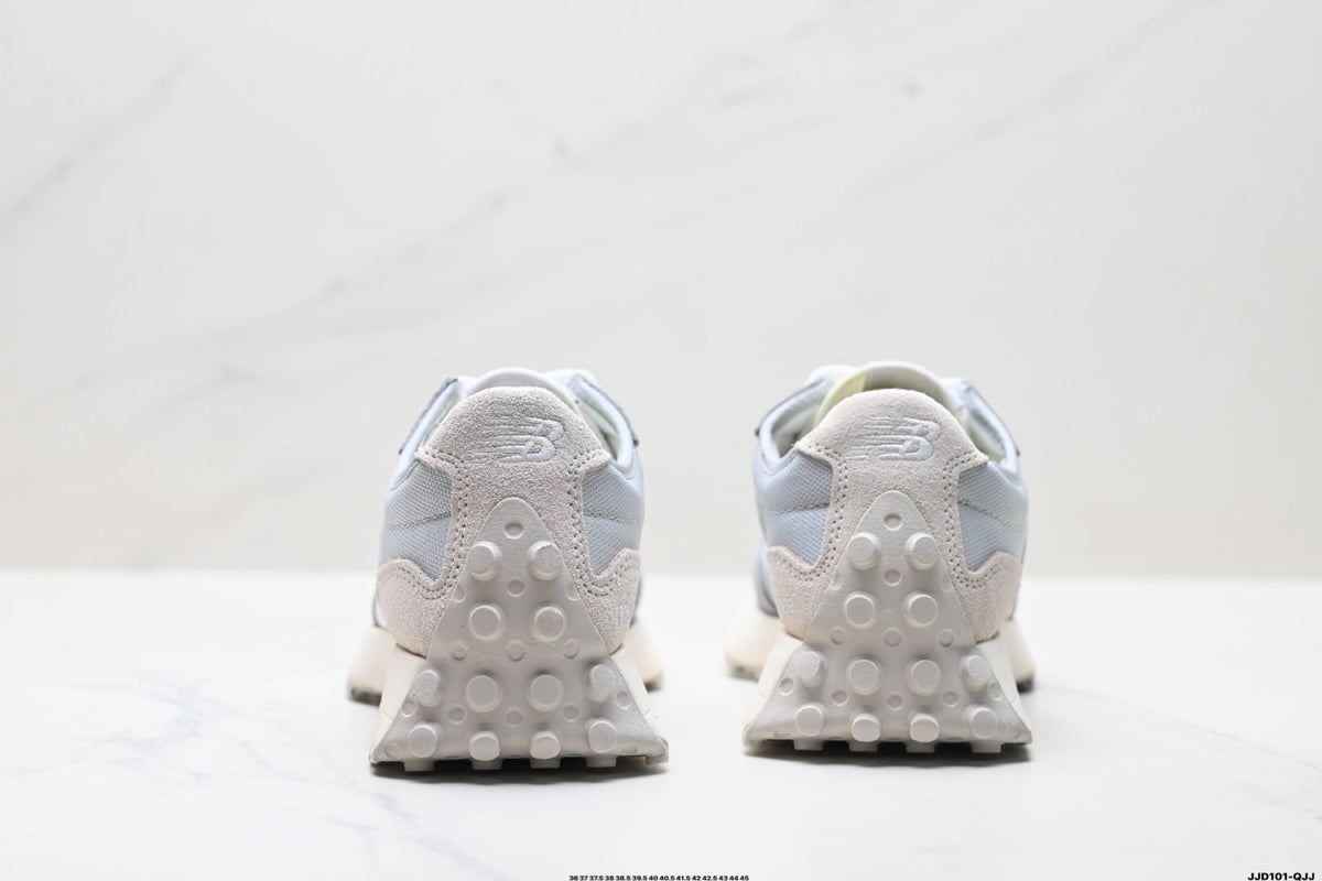 New Balance 327 Light Grey & White Sneakers
