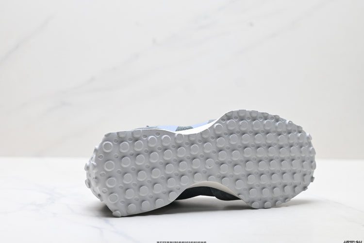 New Balance 327 Grey & Blue Sneakers