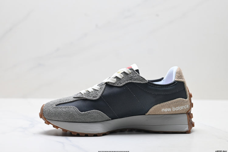 New Balance 327 Grey & White Sneakers