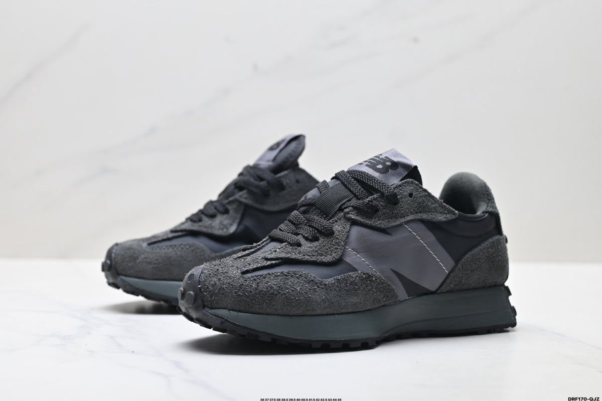 New Balance 327 All-Black Sneakers