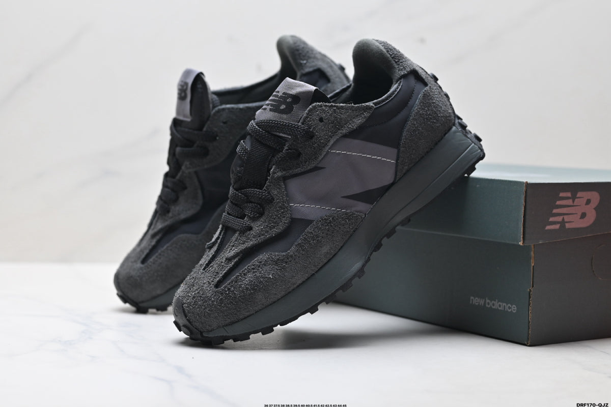New Balance 327 All-Black Sneakers