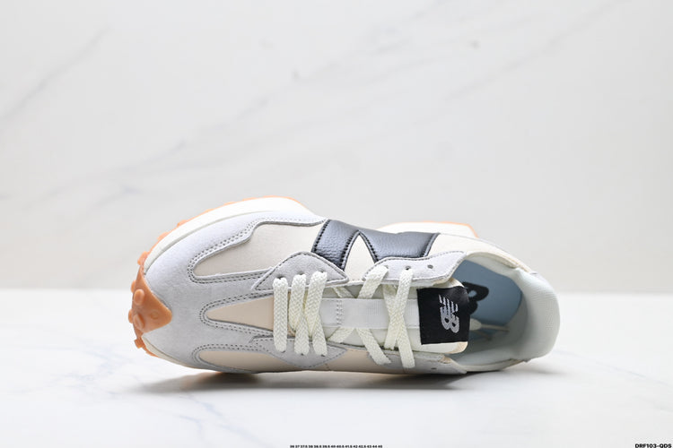 New Balance 327 White & Black Sneakers