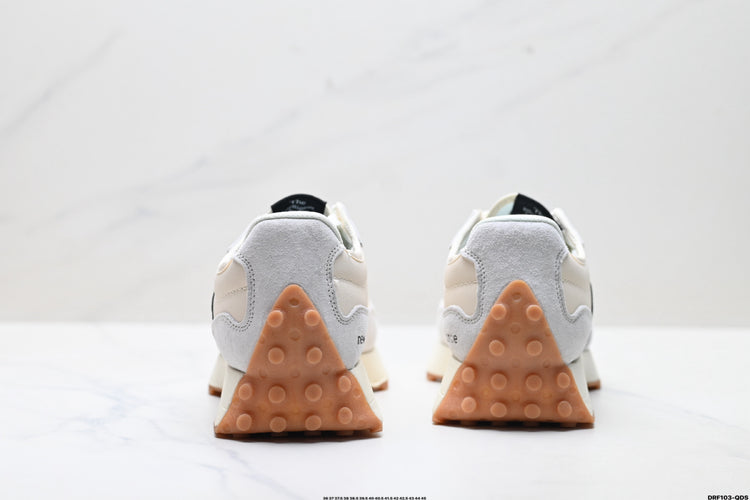 New Balance 327 White & Black Sneakers