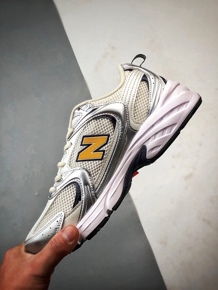 New Balance 530 White & Yellow Sneakers