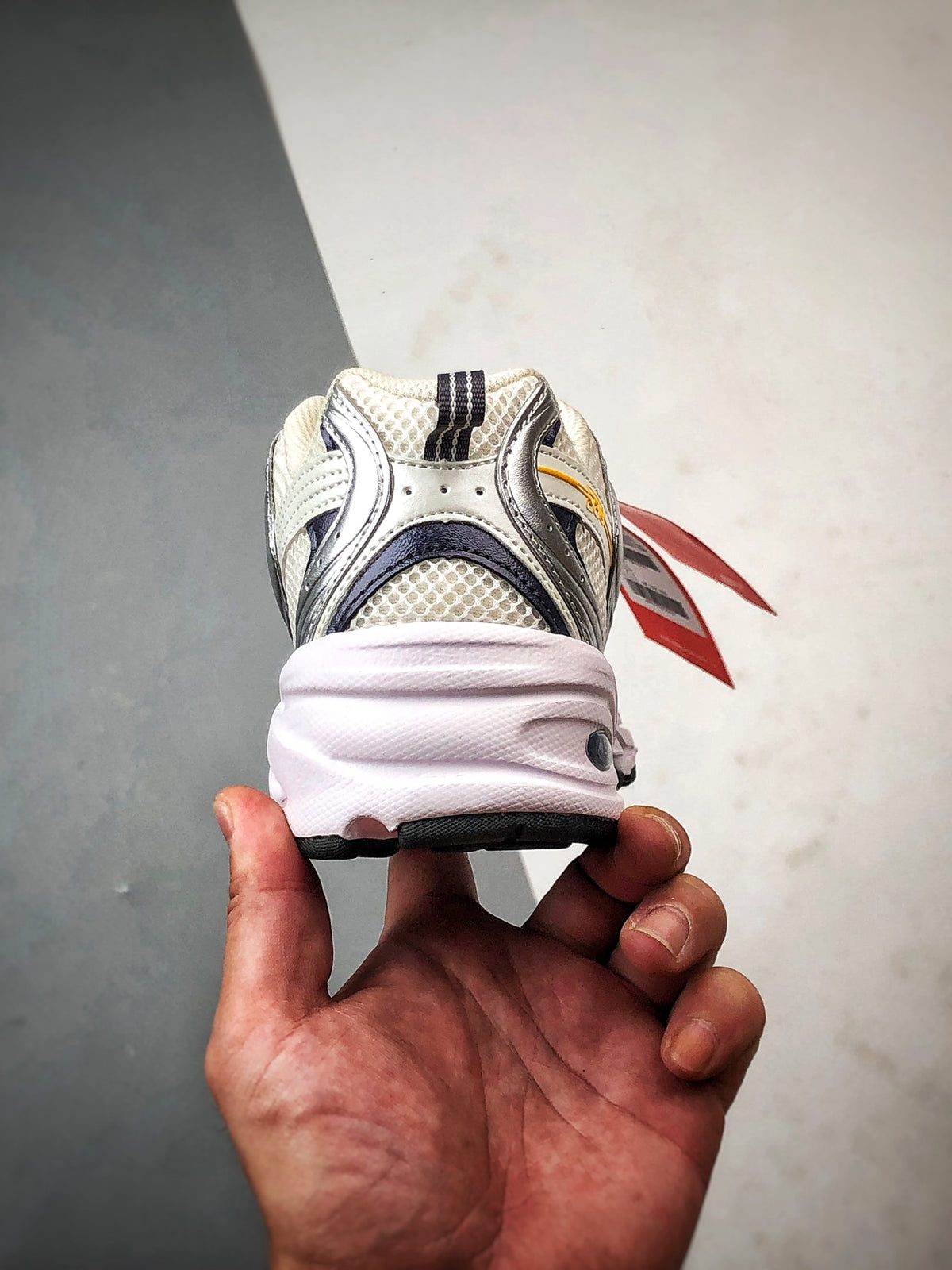 New Balance 530 White & Yellow Sneakers