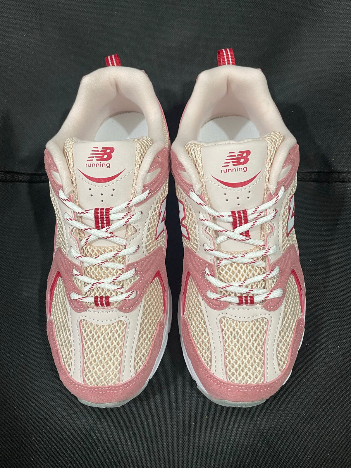 New Balance 530 White & Pink Sneakers