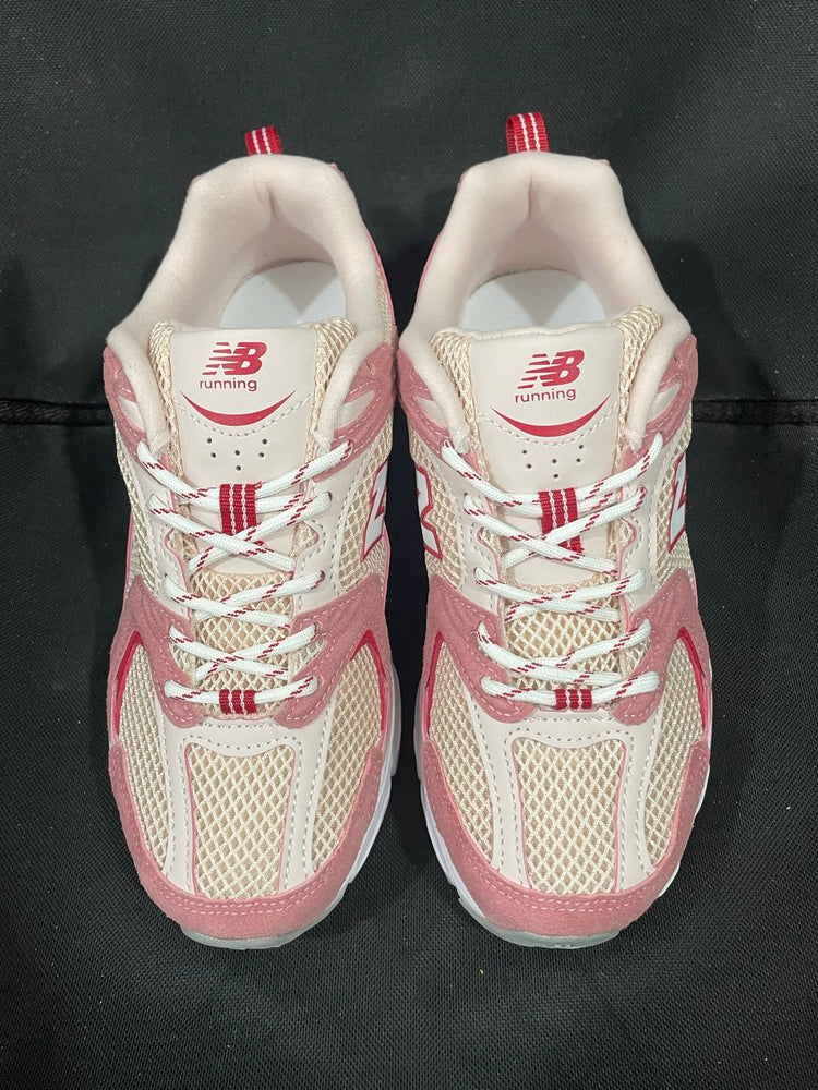 New Balance 530 White & Pink Sneakers
