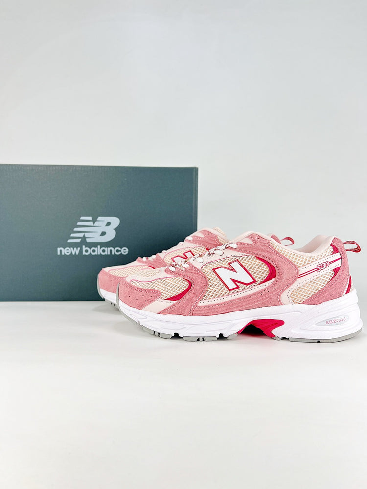New Balance 530 Pink & White Sneakers
